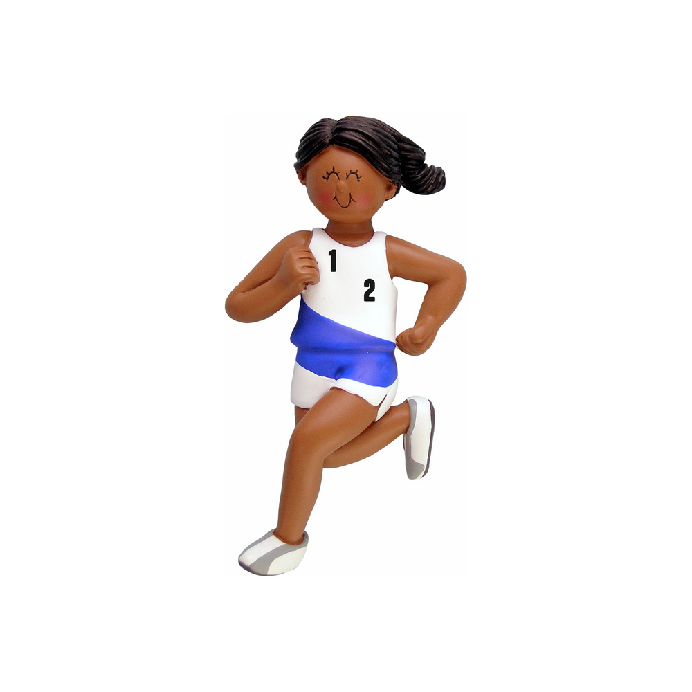 Female Runner - White and Blue (7415434739886)