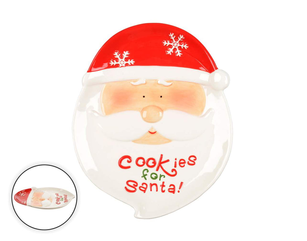 Santa Cookie Tray