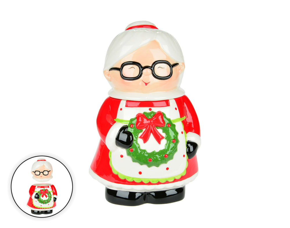 Mrs. Claus Cookie Jar