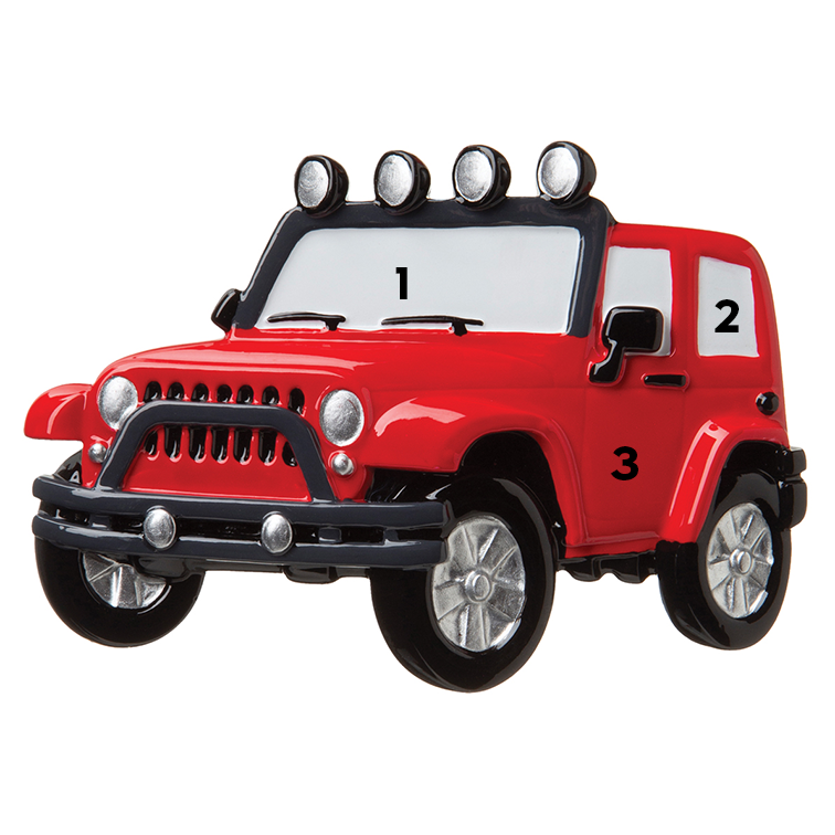 Red Jeep