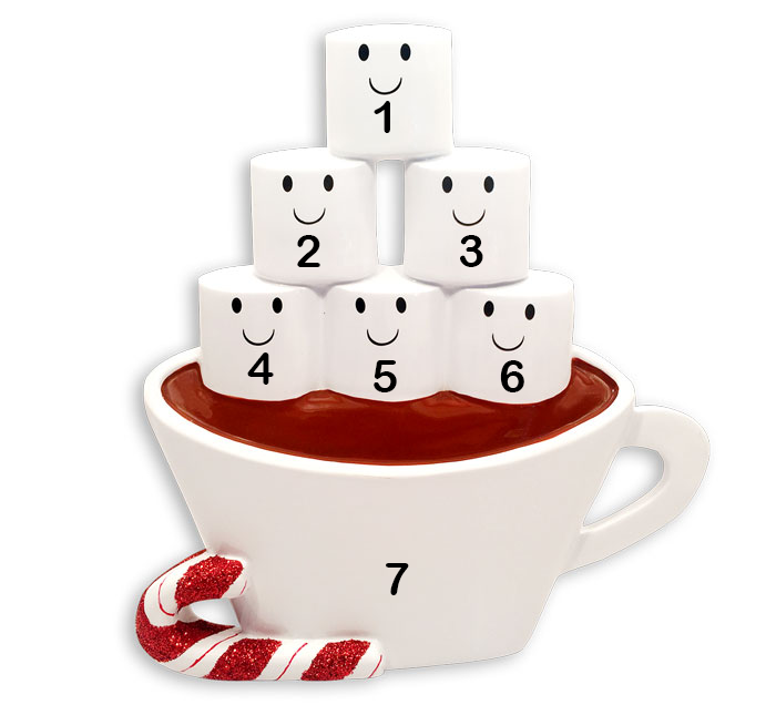 Hot Chocolate Marshmallow Family of Six (6013819617454)