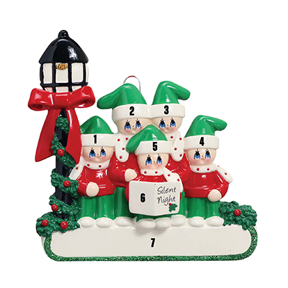 Santa'Ville-Carolers - Family of Five (7451246657710)