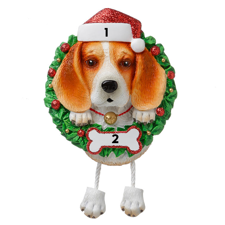 Dog Ornaments for Christmas | Personalized dog Ornaments – Santa'Ville