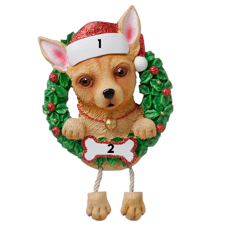 Dog Ornaments for Christmas | Personalized dog Ornaments – Santa'Ville