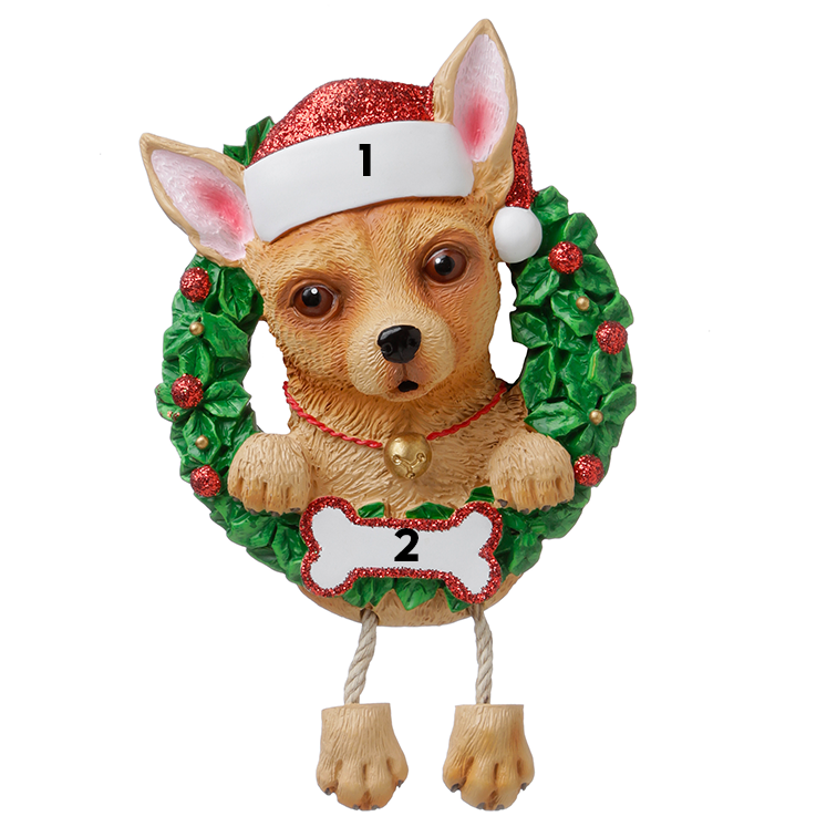 Chihuahua in a Wreath