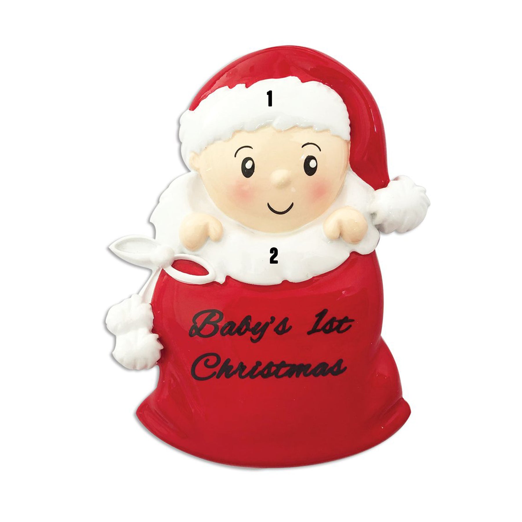 Red Sack Baby - First Christmas (7471029846190)