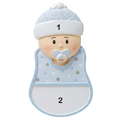 Baby Bib - Blue (6016082378926)