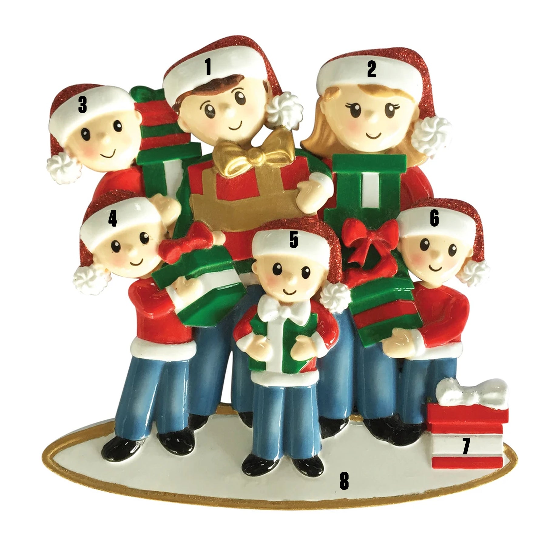 Gift Time - Family of Six (7471025848494)