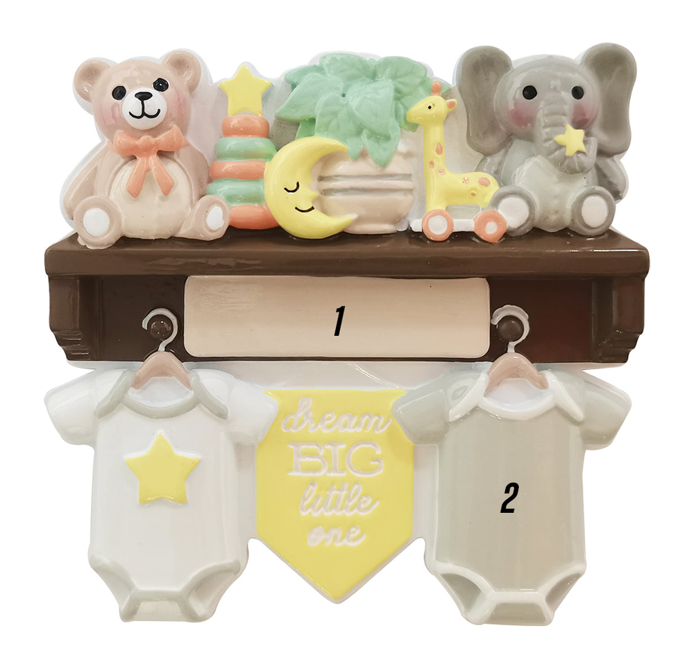 Baby's Shelf and Onsies