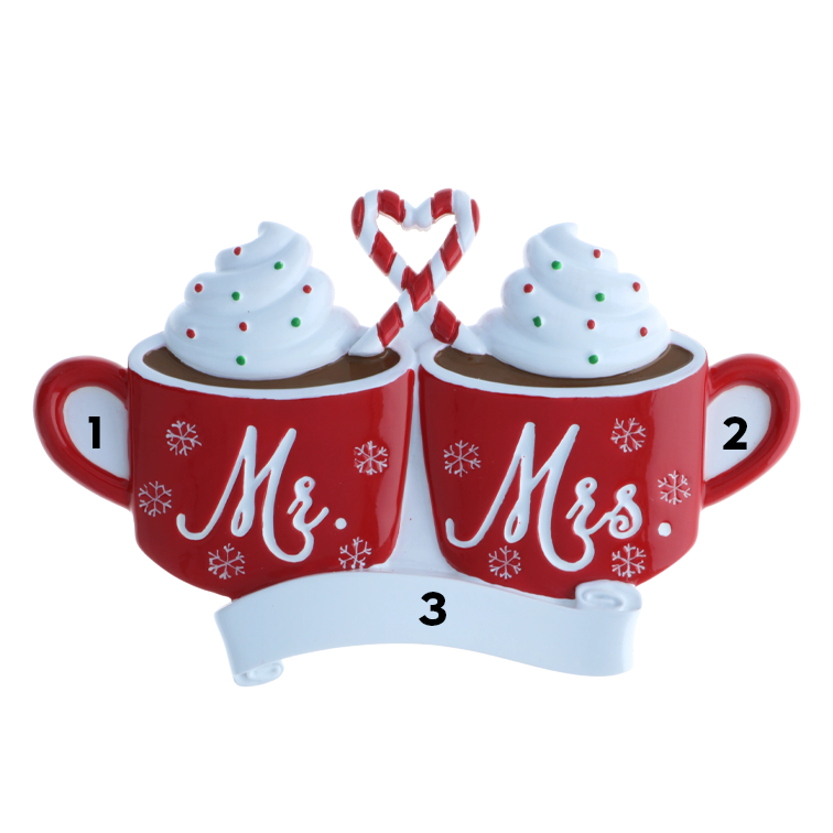 Mr. and Mrs. Mugs, Candy Cane Love