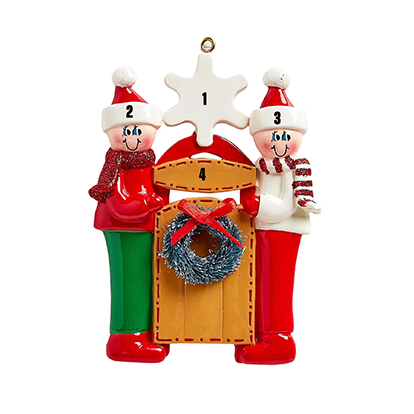 Santa'Ville-Couple holding Sleigh (7451246067886)