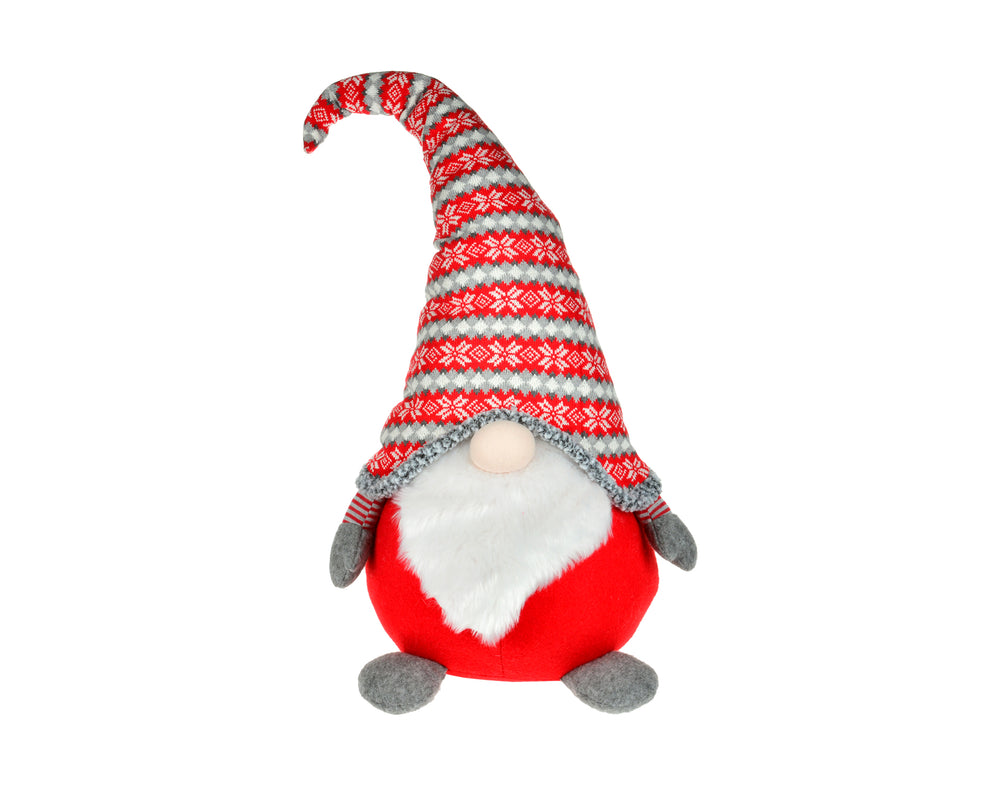 LARGE Gnome with Christmas Hat
