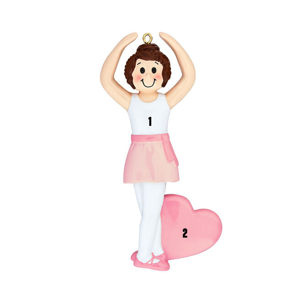 Ballet Girl - Pink Heart (7471019524270)