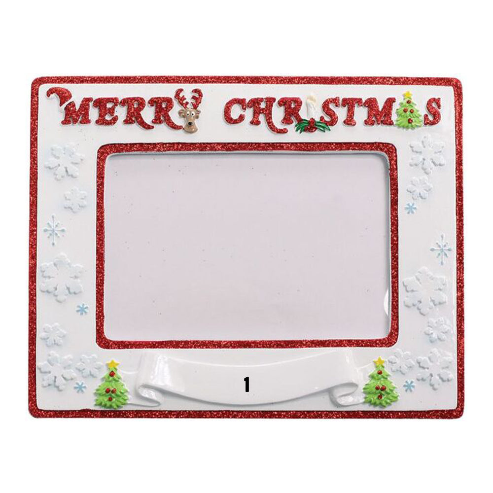 Merry Christmas Banner Frame - Table Top (7471021555886)