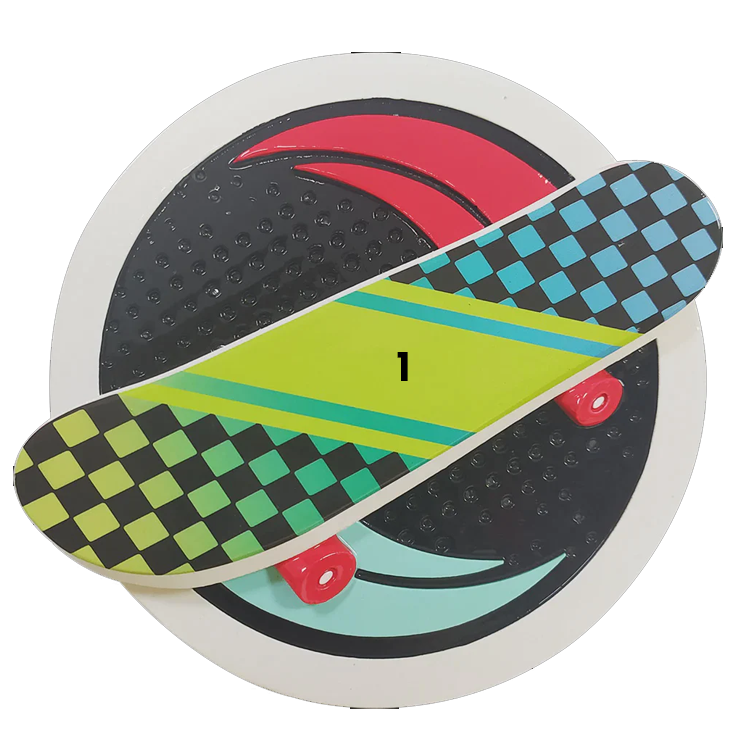 Abstract Skateboard