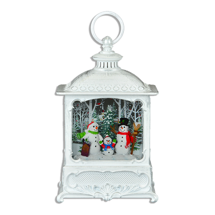 Snowman Family Lantern