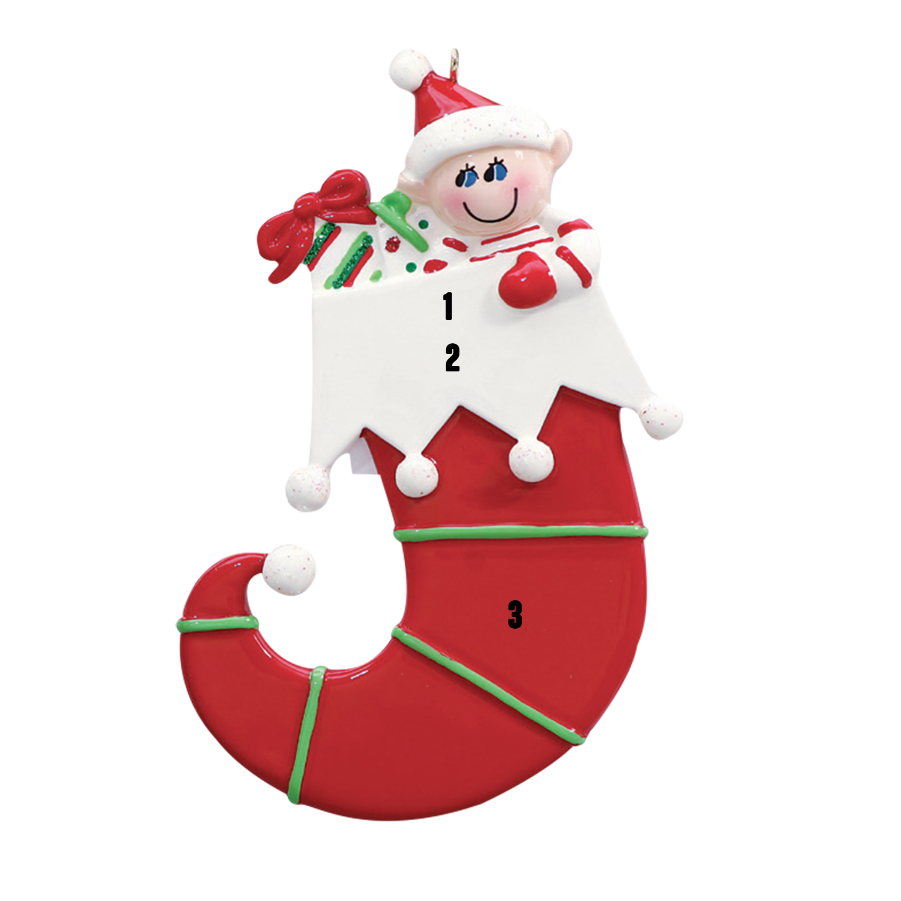 Santa'Ville-Baby Elf - Red Stocking (7451248230574)