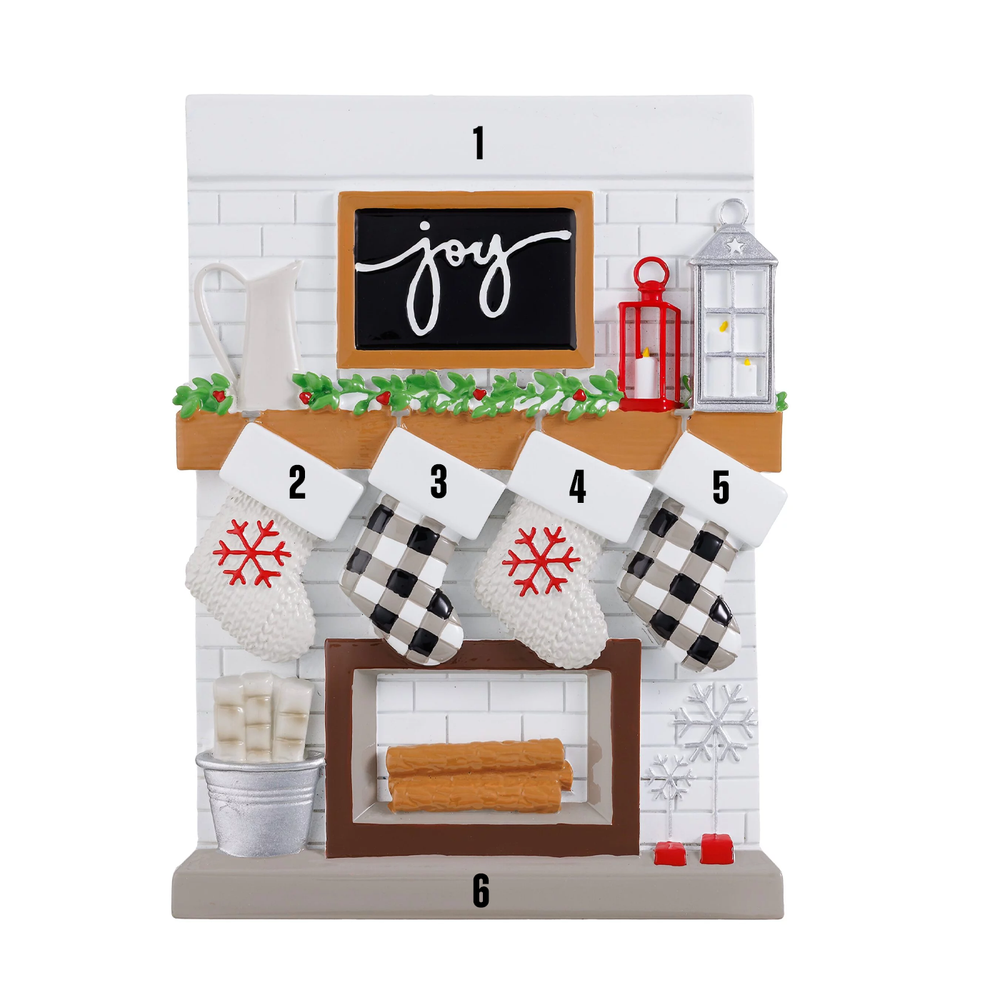 TT - Mantle Table Top - Family of Four