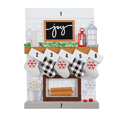 TT - Mantle Table Top - Family of Five