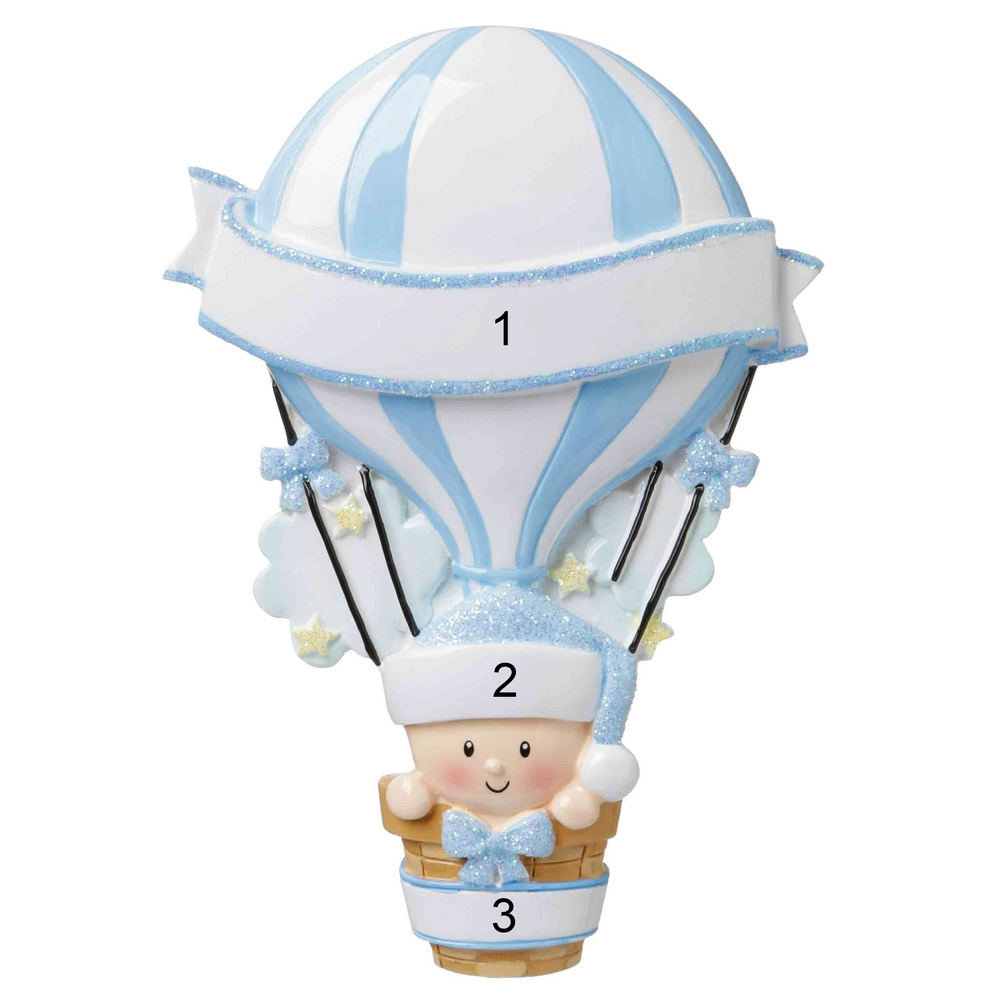 Baby in a Hot Air Balloon Blue (6084995317934)