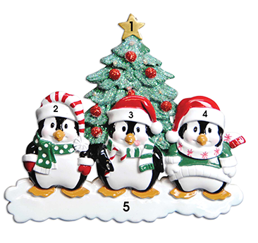 Penguins With Hat Family of Three (4307487522929)