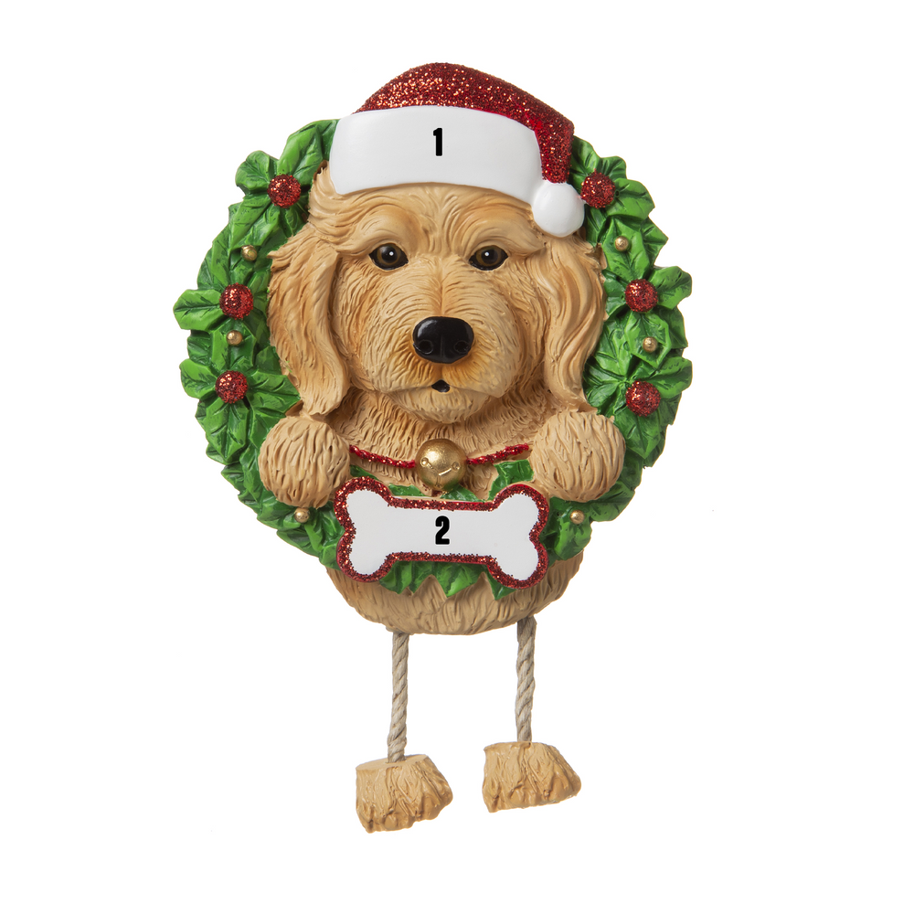 Santa'Ville-Golden Retriever - Christmas Wreath (7451243020462)
