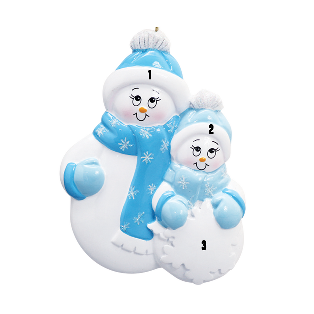 Santa'Ville-Snowman parent and Child (7451240136878)