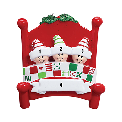 Santa'Ville-Family of Three, cuddling in bed (7451243905198)