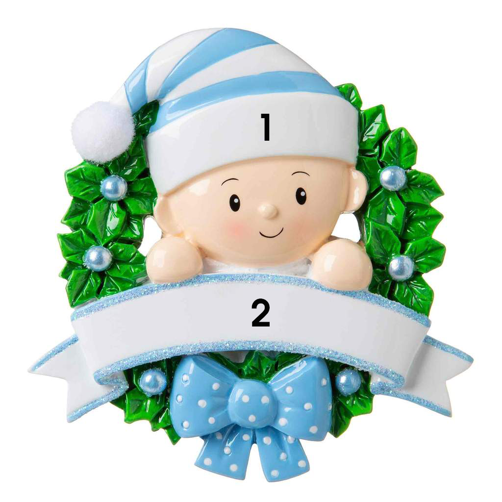 Baby in a Wreath Blue (4354125791345)