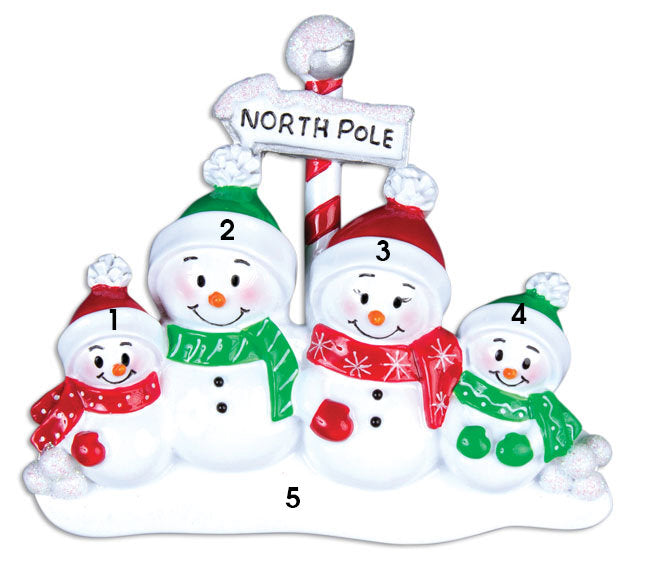 North Pole Family of Four (1748352827505)