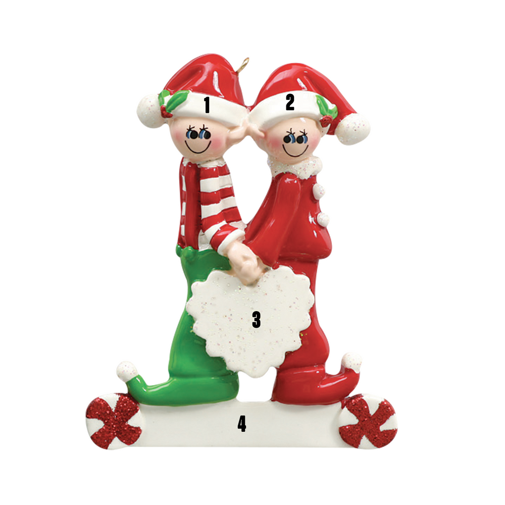 Santa'Ville-Sweethearts Elves Couple (7451239776430)