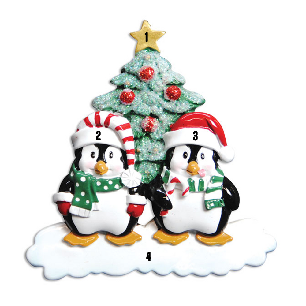 Santa'Ville-Penguin Couple - Christmas Tree (7451241054382)
