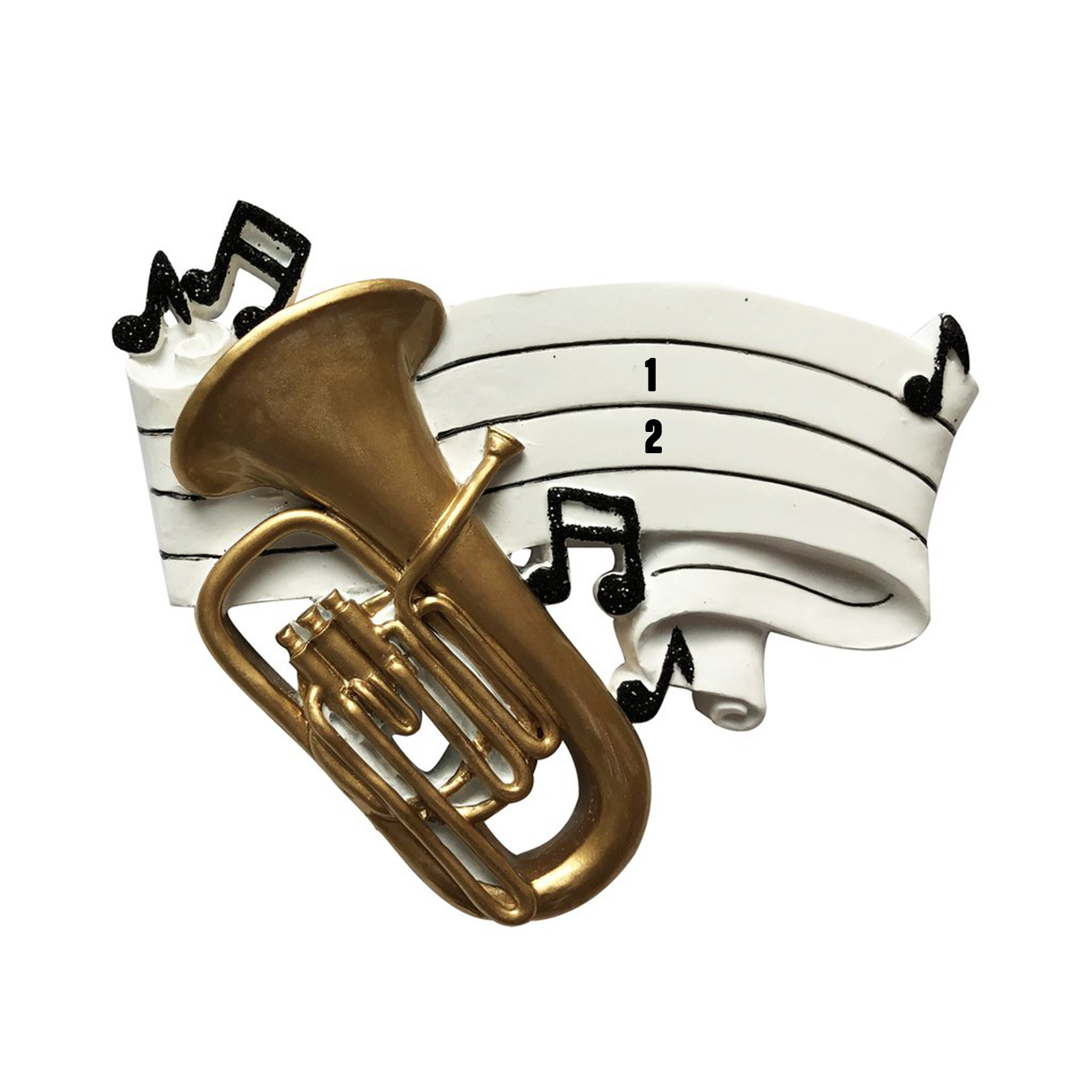 Tuba Christmas Ornament (7471031353518)